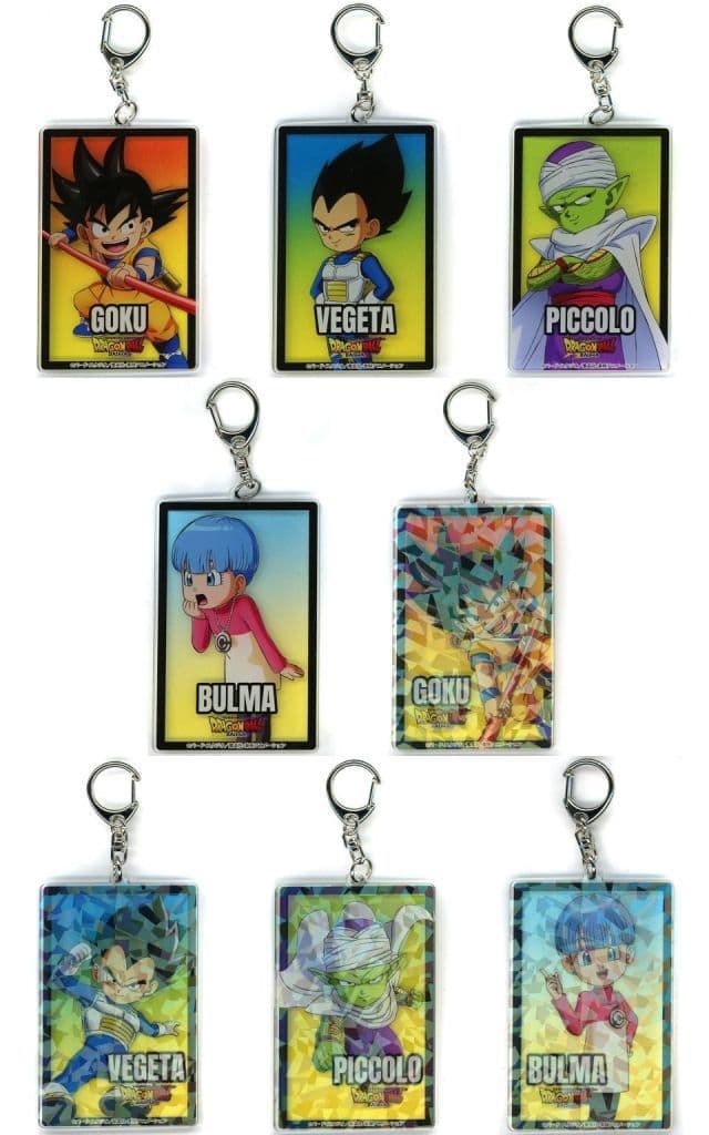 Dragon Ball DAIMA × Lawson Acrylic Keychain Full 8-Piece Set - Approx. 58 x 94 mm (Acrylic, Lawson)