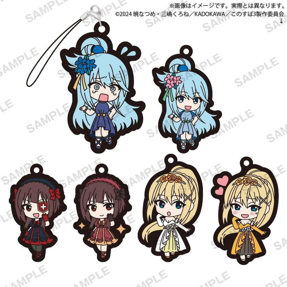 KonoSuba 3 Capsule Rubber Strap Complete Set of 6