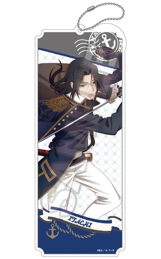 Itachi Uchiha Acrylic Keychain BIG - Naruto Shippuden Marine Look in Animate (GRANUP) — 180 x Approx. 180 x 70 x 3 mm