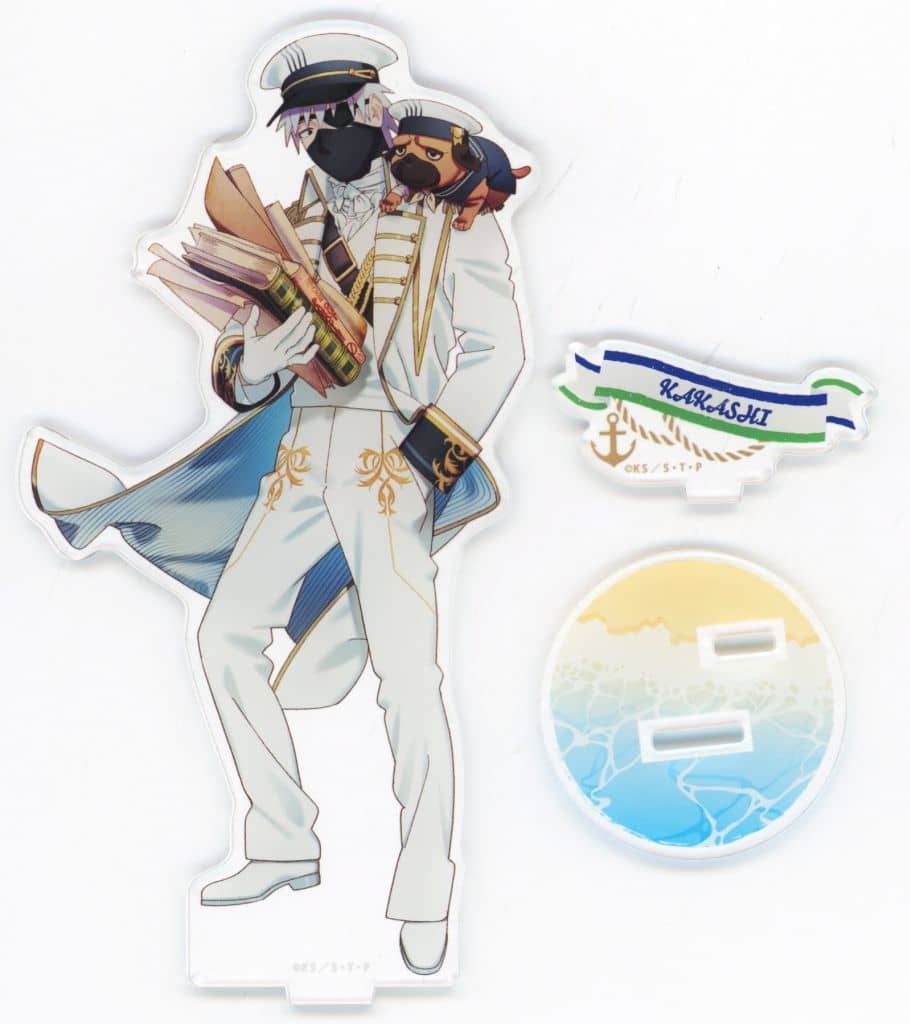 Kakashi Hatake Marine Look Acrylic Stand - Naruto Shippuden Marine Look in Animate (Approx. 165 x 112 x 3 mm) GRANUP