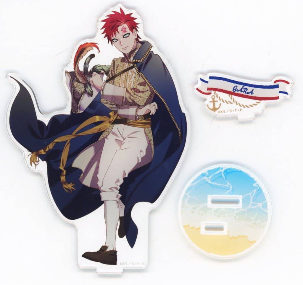 Gaara Acrylic Stand - Naruto Shippuden Marine Look in Animate (GRANUP, Approx. 165 x 112 x 3 mm)