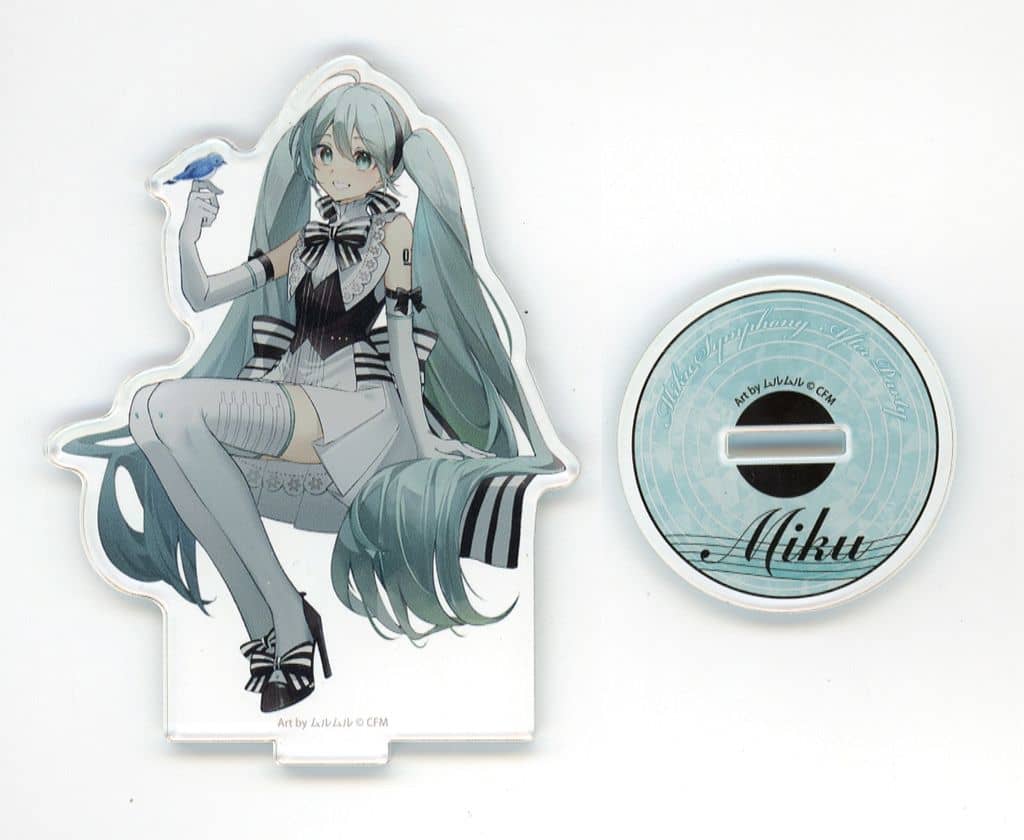 Hatsune Miku Full-Body Acrylic Stand - Hatsune Miku Symphony 2024 Collaboration Cafe "After Party in Yokohama" (Approx. 9cm)