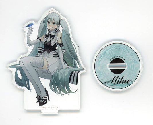 Hatsune Miku Full-Body Acrylic Stand - Hatsune Miku Symphony 2024 Collaboration Cafe "After Party in Yokohama" (Approx. 9cm)