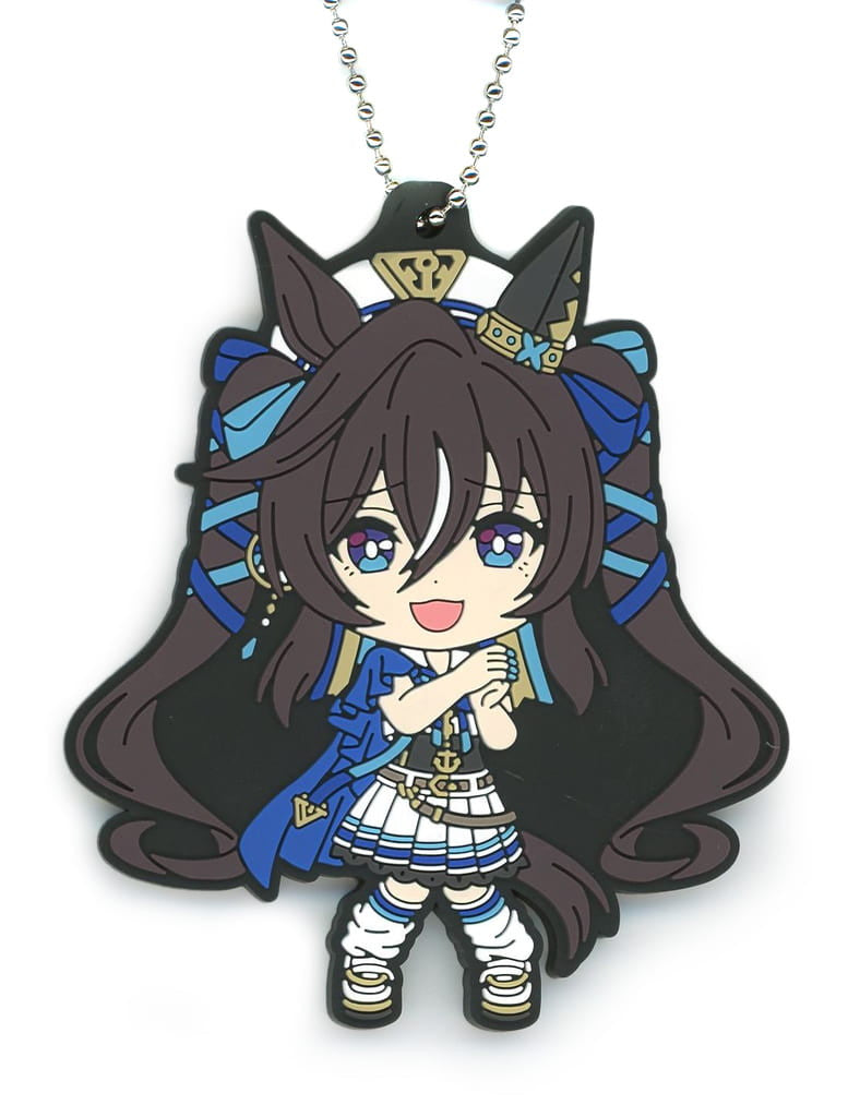 Vibros Rubber Charm Kyun-Chara Illustrations - Ichiban Kuji Uma Musume Pretty Derby 10th Series I Prize (Approx. 7cm, BANDAI SPIRITS, Pre-owned)