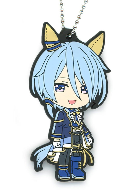 K S Miracle Rubber Charm - Kyun Chara Illustrations (Uma Musume Pretty Derby 10th Ichiban Kuji, Prize I) - BANDAI SPIRITS (Approx 7cm)