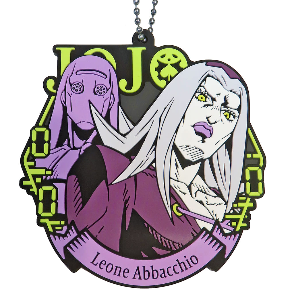 Leone Abbacchio & Moody Blues Rubber Charm Keychain from JoJo's Bizarre Adventure: Golden Wind, Ichiban Kuji K Prize, Length Approx. 7 cm