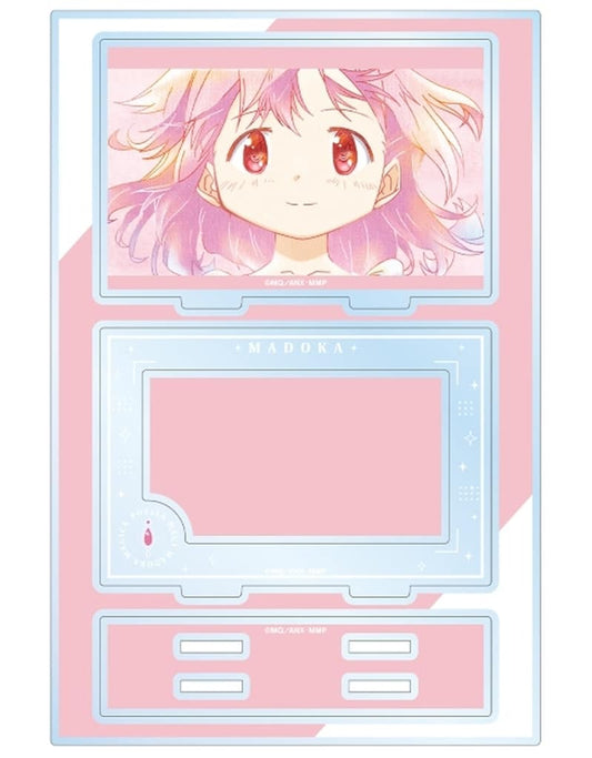 Madoka Kaname Ani-Art aqua label BIG Acrylic Stand ver.B - Puella Magi Madoka Magica (Approx. 19.1 x 12.7 cm) ARMA BIANCA Pre-owned