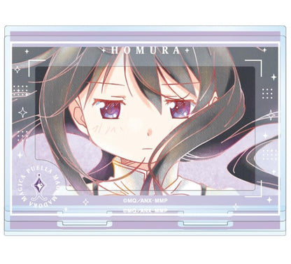 Homura Akemi Ani-Art aqua label Parts-attached BIG Acrylic Stand ver.B - Puella Magi Madoka Magica the Movie: Beginnings / Eternal (Approx. 19.1 x 12.7 cm, Pre-owned)