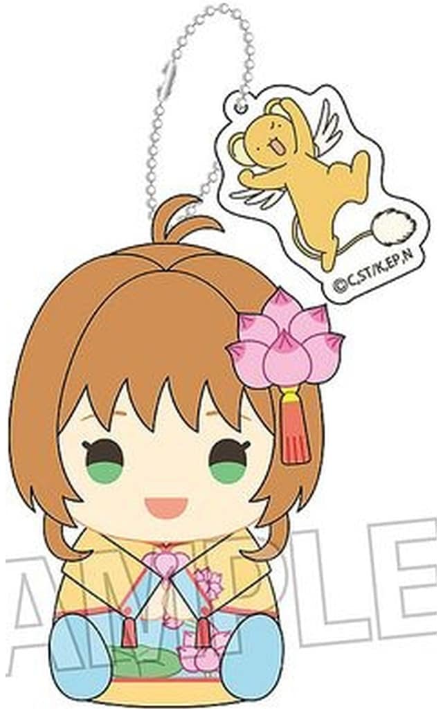 Sakura Kinomoto Finger Puppet vol.2 Lotus-Pattern Chinese-Style Costume ver. Keychain - PROOF - Approx. 110 mm (Pre-owned)