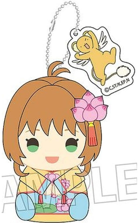 Sakura Kinomoto Finger Puppet vol.2 Lotus-Pattern Chinese-Style Costume ver. Keychain - PROOF - Approx. 110 mm (Pre-owned)