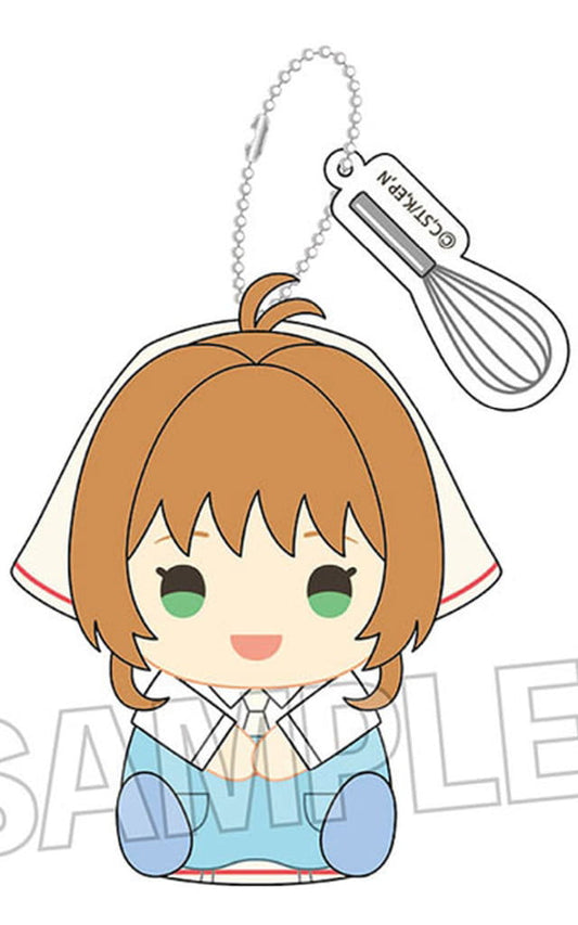 Sakura Kinomoto (Tomoeda Middle School Apron ver.) Finger-On Series vol.2 Keychain Mascot - Cardcaptor Sakura: Clear Card Arc (PROOF, Approx. 110 mm) Pre-owned