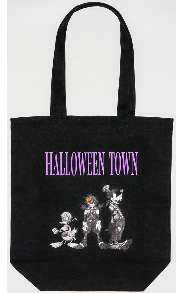 Kingdom Hearts Donald Duck Sora Goofy Halloween Town Tote Bag