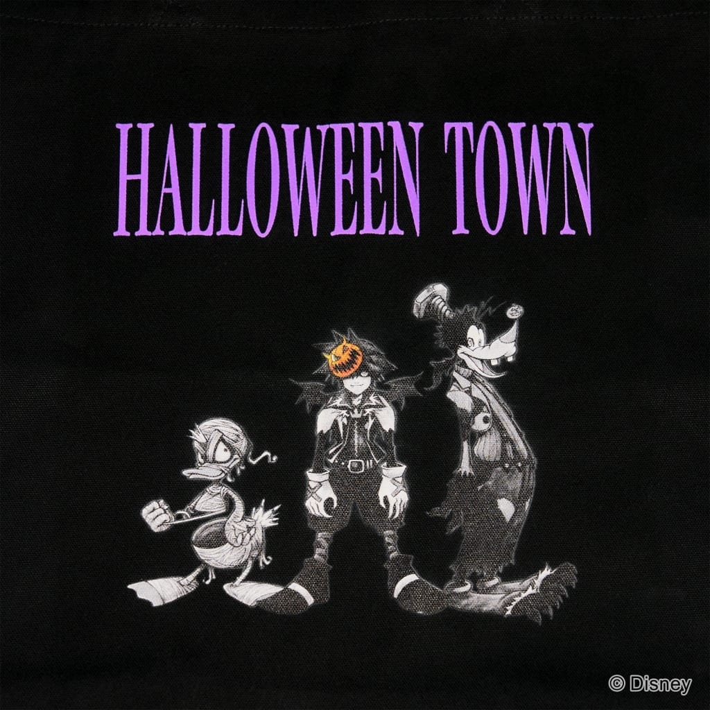 Kingdom Hearts Donald Duck Sora Goofy Halloween Town Tote Bag