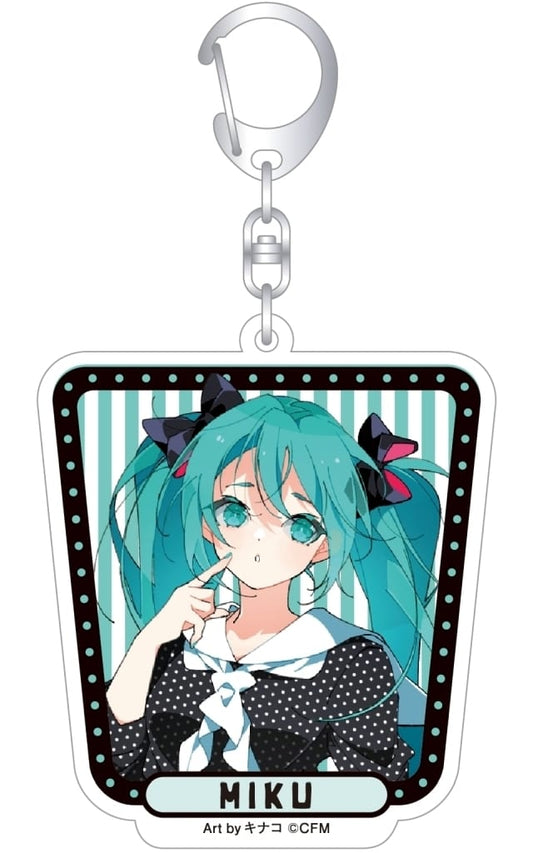 Hatsune Miku Acrylic Keychain - VOCALOID Hatsune Miku Series (Movic, Approx. 6 cm) Pre-owned
