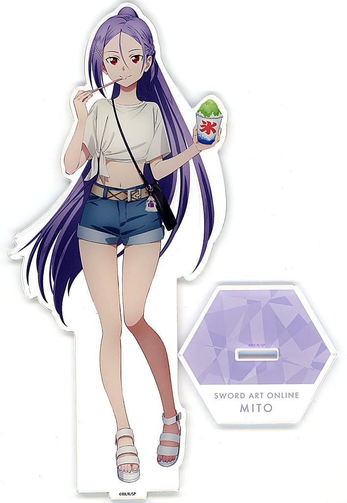 Mito Big Acrylic Stand Sword Art Online Animega x Sofmap Fair