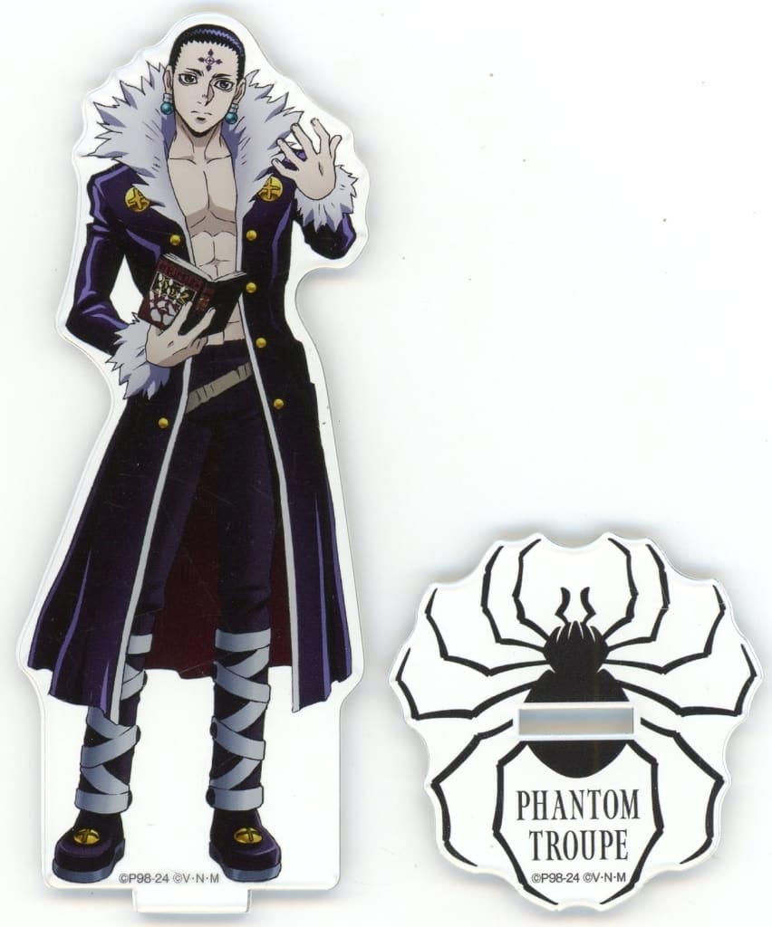 Chrollo Lucilfer Acrylic Stand D Prize - WEB Kuji HUNTER×HUNTER 5th ～THE PHANTOM TROUPE～ (Di-Techno, Approx. 150 mm) (Pre-owned)