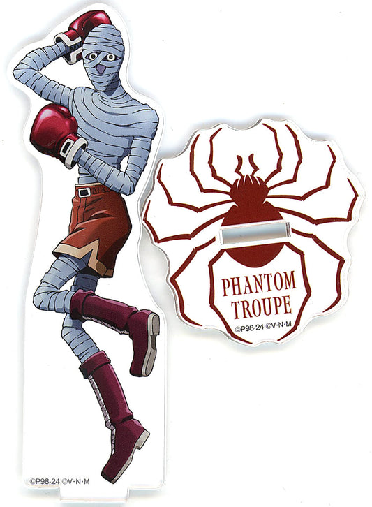 Bonolenov Ndongo Acrylic Stand - HUNTER×HUNTER WEB Kuji 5th “THE PHANTOM TROUPE” D Prize Di-Techno - Approx. 150 mm
