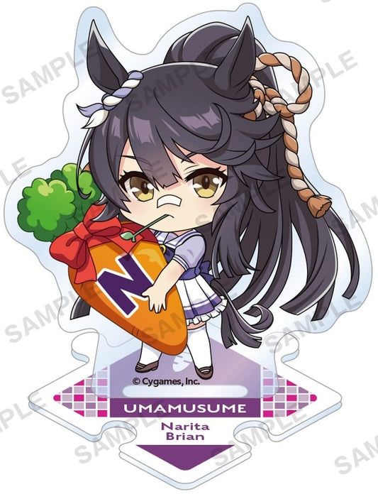 Narita Brian Connectable Petit Acrylic Stand Vol.4 - Bushiroad Creative (Approx. 67×69mm) — Umamusume Pretty Derby