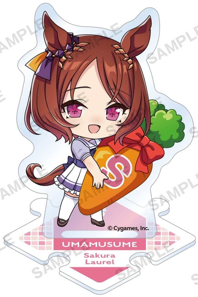 Sakura Laurel Acrylic Stand (Trading Tsunagaru Puchi Acrylic Stand Vol.4) - Bushiroad Creative - Umamusume Pretty Derby