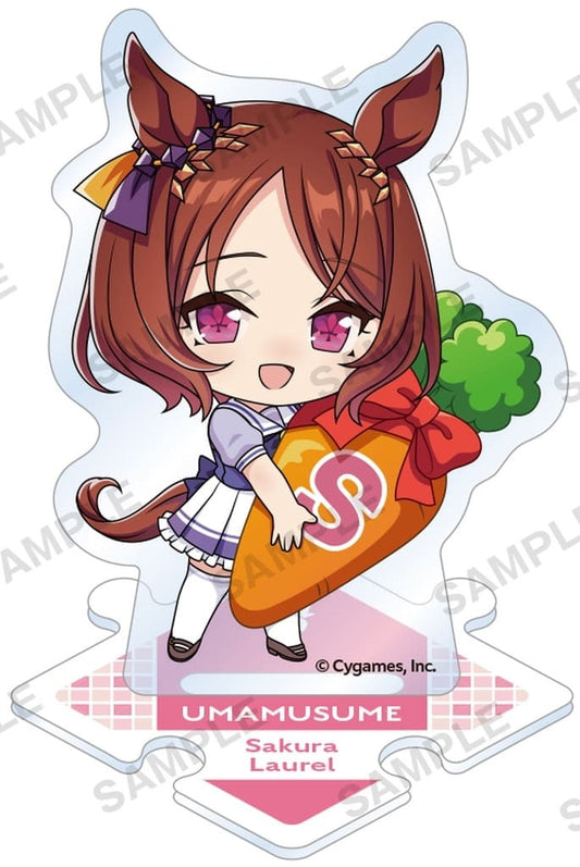 Sakura Laurel Acrylic Stand (Trading Tsunagaru Puchi Acrylic Stand Vol.4) - Bushiroad Creative - Umamusume Pretty Derby