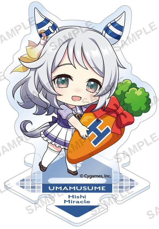 Hishi Miracle Acrylic Stand - Umamusume Pretty Derby Trading Connectable Petit Acrylic Stand Vol.4 (Bushiroad Creative, 67×69mm, Pre-owned)
