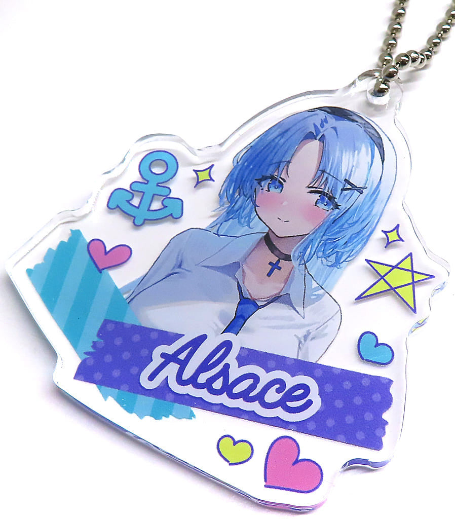 Alsace Azur Lane × Don Quijote Acrylic Keychain