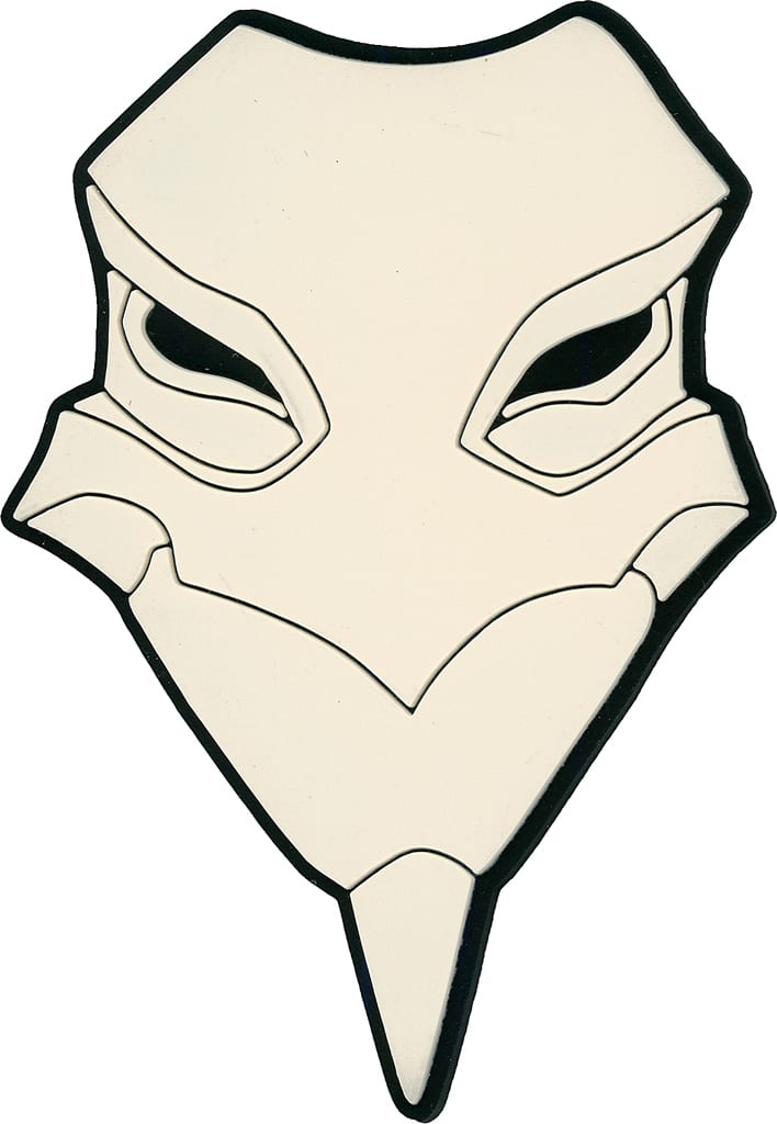 Rojuro Otoribashi Mask Rubber Keychain G Prize from BLEACH Stirring Souls vol. 1 by BANDAI SPIRITS, Approx. 7.5 cm