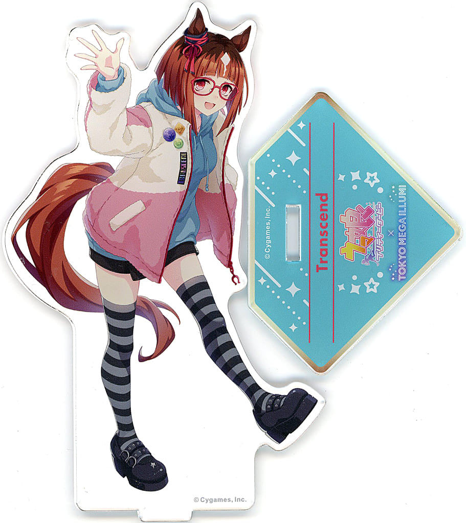 Transcend Acrylic Stand - Umamusume: Pretty Derby × Tokyo Mega Illumi 2024 Collaboration (Movic, H ~15.0cm)