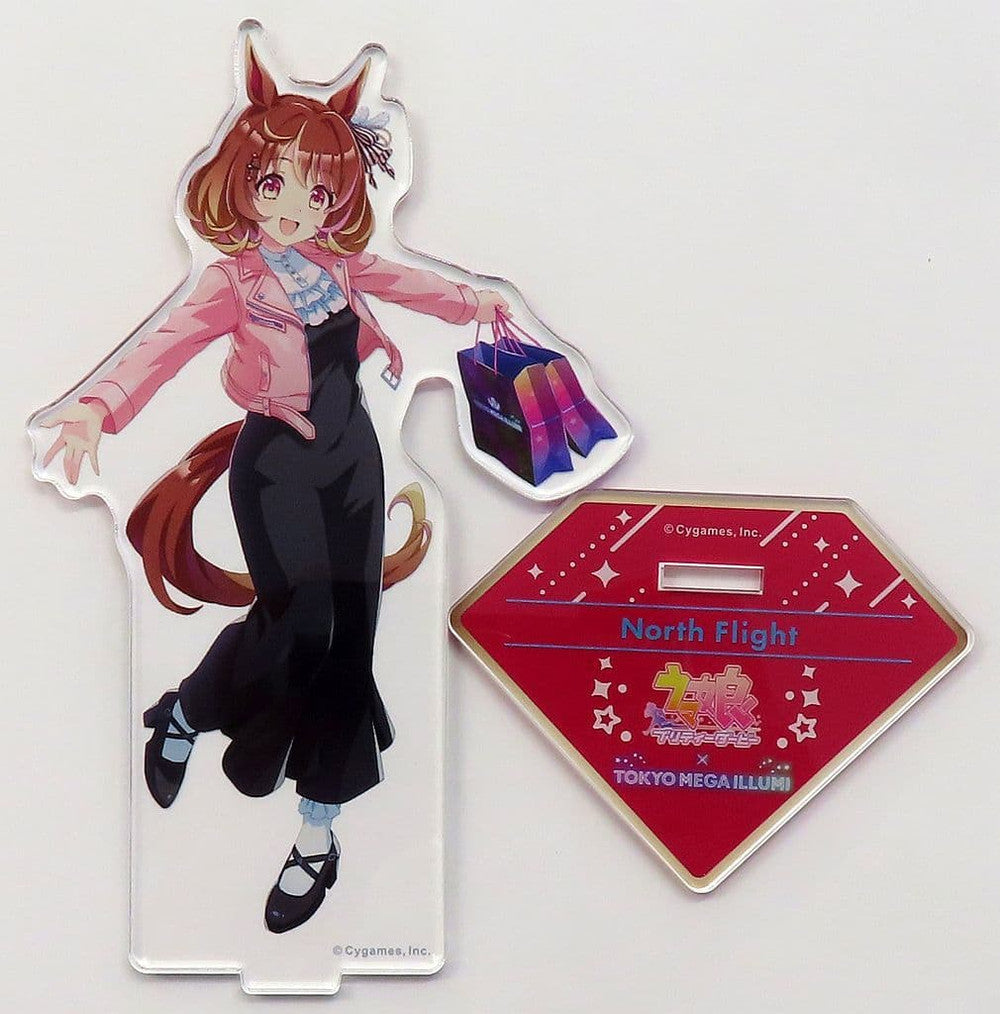 North Flight Acrylic Stand - Umamusume Pretty Derby × Tokyo Mega Illum 2024 Collaboration (Movic, Height ~15.0 cm)
