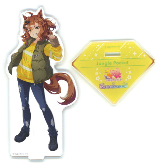 Jungle Pocket Acrylic Stand - Umamusume: Pretty Derby × Tokyo Mega Illumi 2024 (Movic, H ~15cm) [Used]