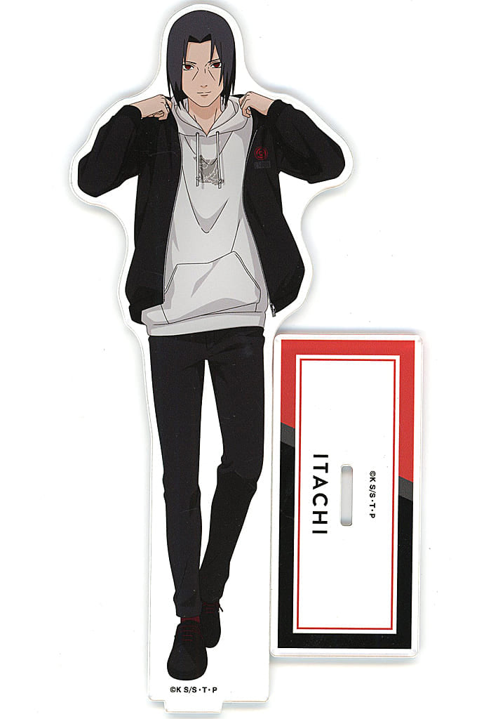 Itachi Uchiha Arti-mate BIG Acrylic Stand - Casual Outfit Ver. (Approx. 190 x 55 mm) - Almabianca - Pre-owned