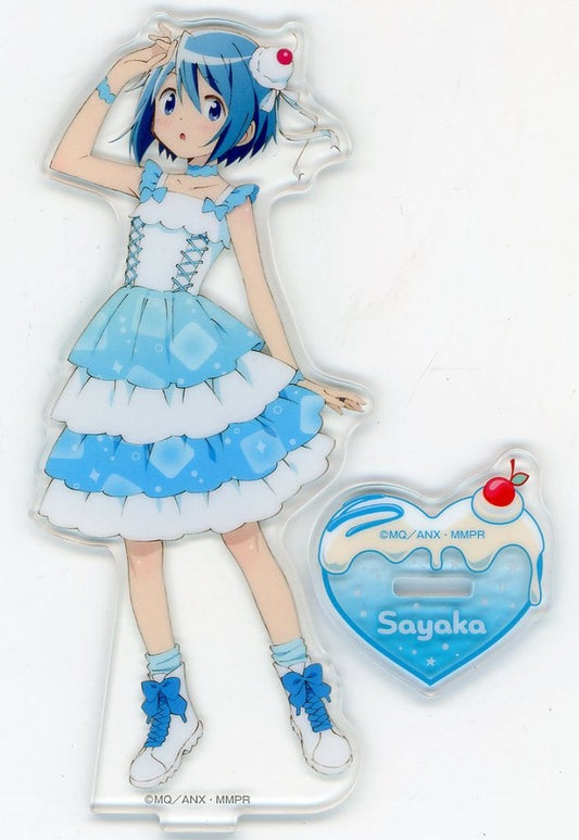 Sayaka Miki Acrylic Stand - Puella Magi Madoka Magica Movie Rebellion FamilyMart Limited (Riet, Approx. 150 mm)