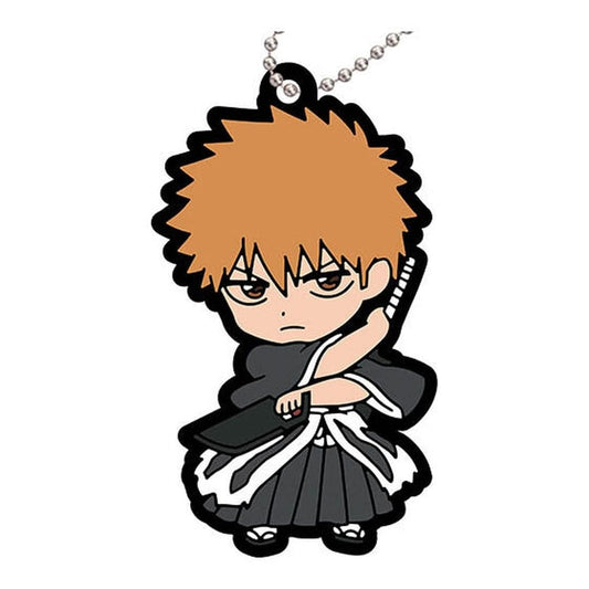 Ichigo Kurosaki BLEACH: Thousand-Year Blood War Capsule Rubber Mascot Vol. 3 with Ball Chain by Bandai