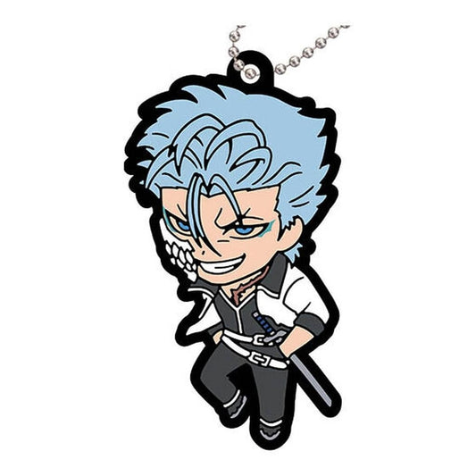 Grimmjow Jaegerjaquez BLEACH: Thousand-Year Blood War Capsule Rubber Mascot 3 Keychain with Ball Chain by Bandai