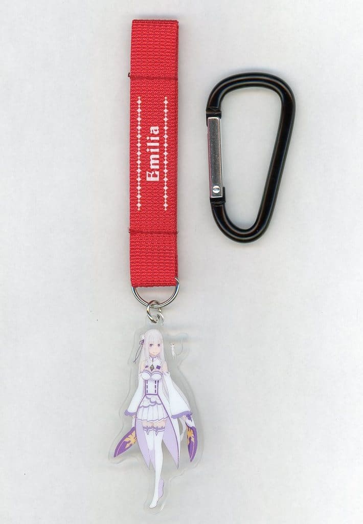 Emilia:ZERO x Don Quijote Carabiner Acrylic Keychain