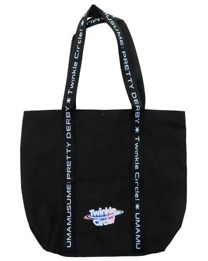 Umamusume Pretty Derby Twinkle Circle! Official Logo Tote Bag (Twinkle Circle! Ver.) — Cygames — Approx. 35×30 cm (Used)