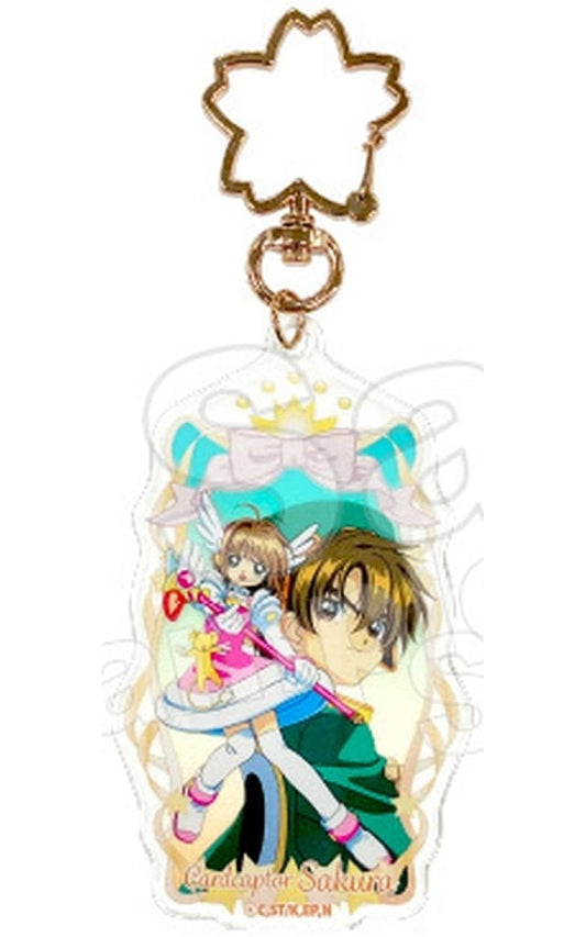 Sakura Kinomoto & Syaoran Li Keychain - Cardcaptor Sakura Acrylic Keychain by Marimo Craft (Approx. 47 x 80 mm, Pre-owned), No. 7