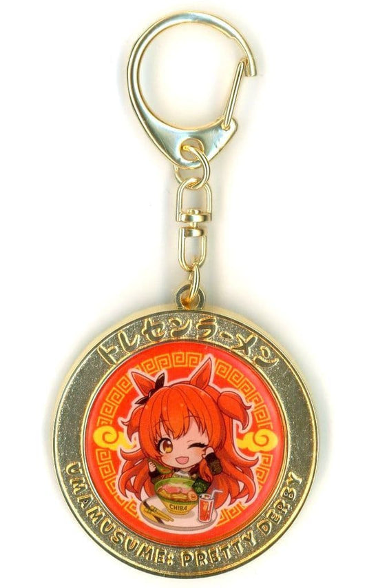 Mayano Top Gun Official Medal Keyholder - Twinkle Circle! Event Trainset Ramen Series (Cygames, 45×49mm, Pre-owned)