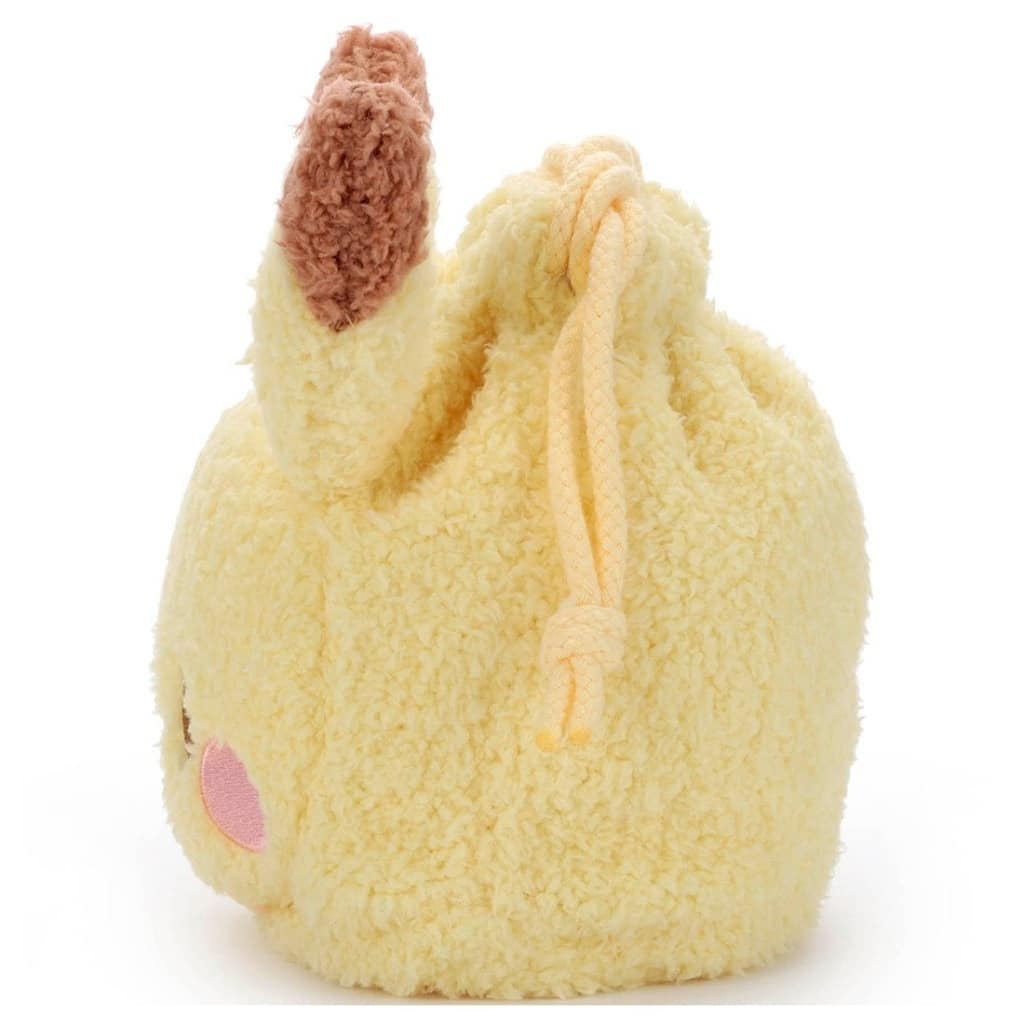 Pikachu Plush Drawstring Pouch (Takara Tomy Arts) — Pokémon Plush Pouch, Used