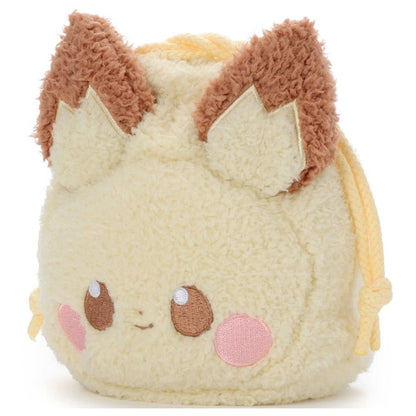 Pichu PokéPiece Plush Drawstring Bag - Pokémon Plush Pouch by Takara Tomy Arts (Used)
