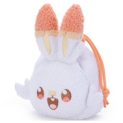 Scorbunny Plush Drawstring Bag (Plush Pouch) - Pokémon | Takara Tomy Arts - Pre-owned