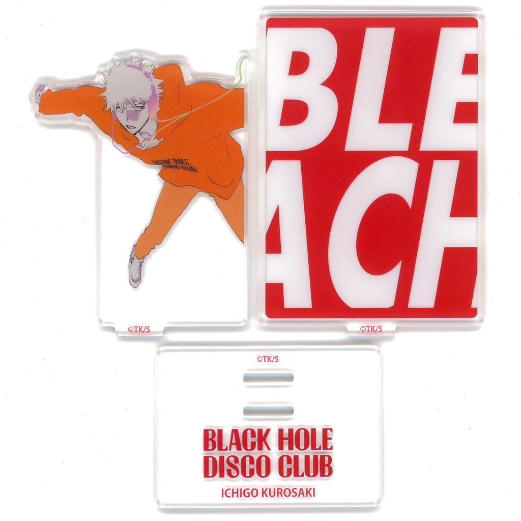 Ichigo Kurosaki Acrylic Stand - BLEACH: BLACK HOLE DISCO CLUB - Murakami Maker - Approx. 70 x 100 x 3 mm (Pre-owned)