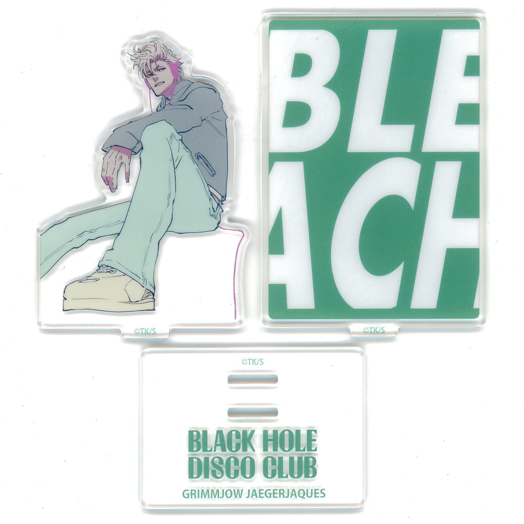 Grimmjow Jaegerjaquez Acrylic Stand - BLEACH BLACK HOLE DISCO CLUB (Approx. 70 x 100 x 3 mm) - Murakami Maker - Pre-owned