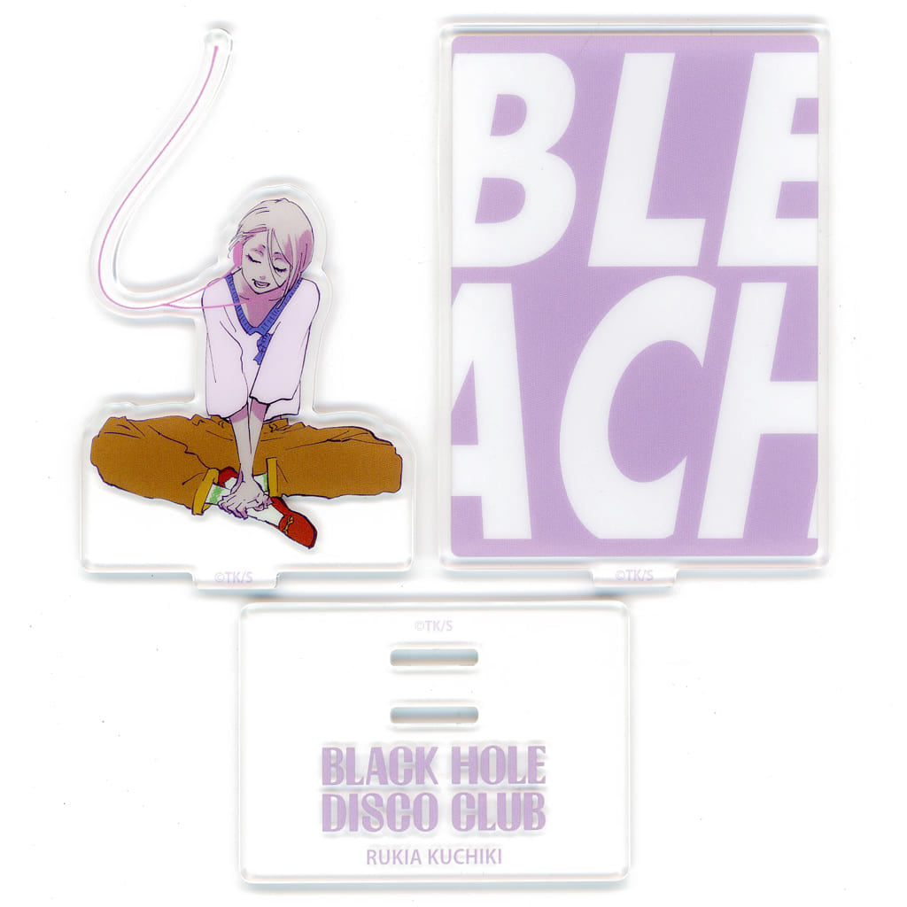 Rukia Kuchiki Acrylic Stand - BLEACH BLACK HOLE DISCO CLUB (Murakami, Approx. 70 x 100 x 3 mm)