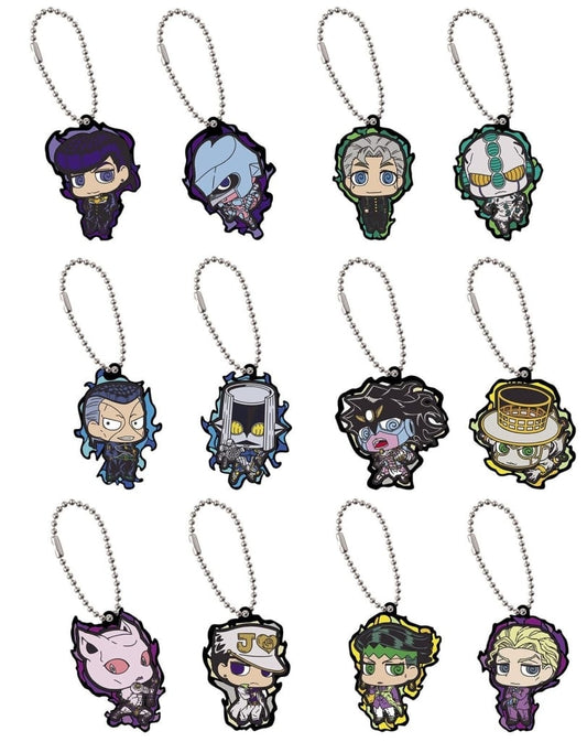 JoJo's Bizarre Adventure: Part 4, Diamond Is Unbreakable Rubber Mascot Collection 03 Complete Set of 12 by Bandai