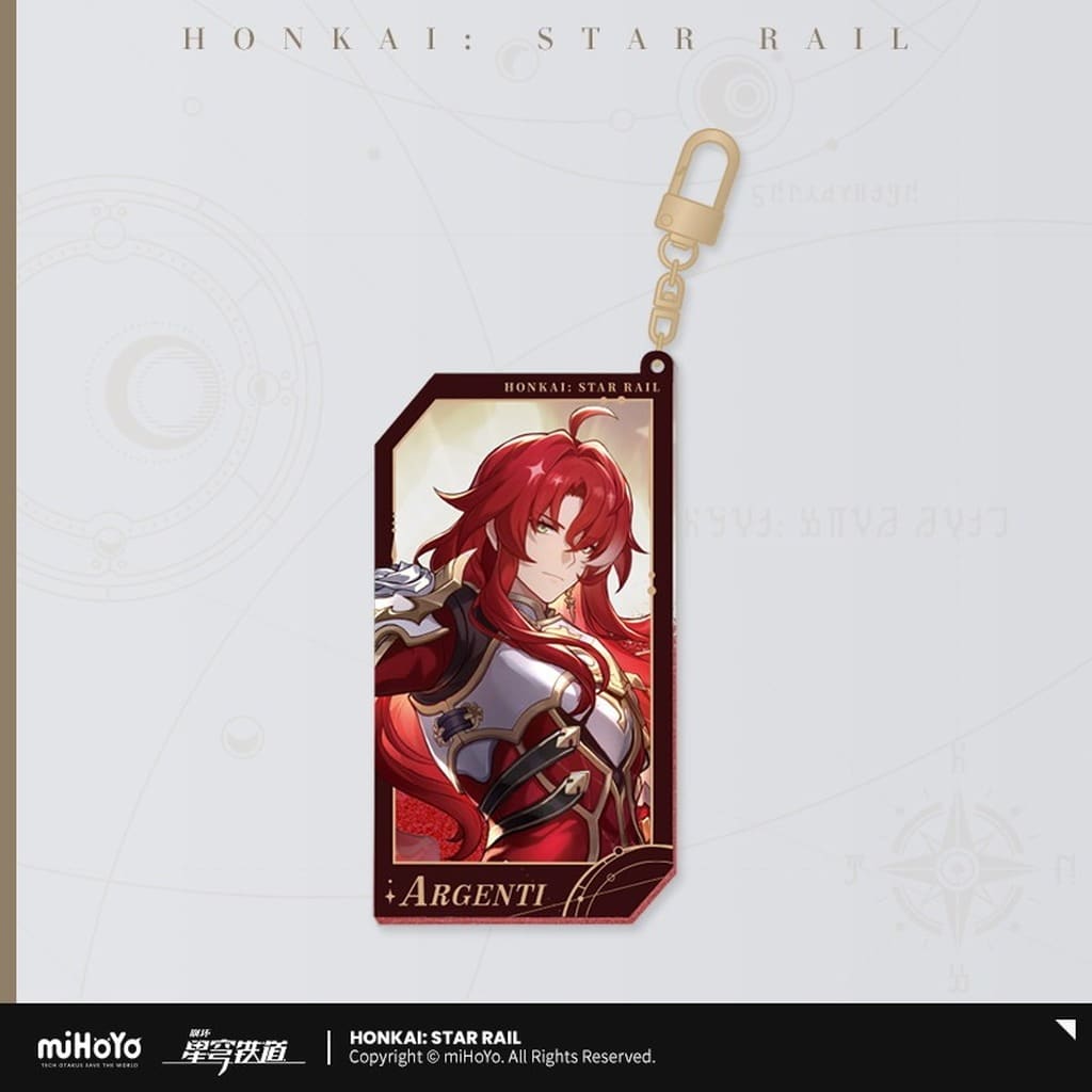 Argenti Star Invitation Series Acrylic Glitter Keychain