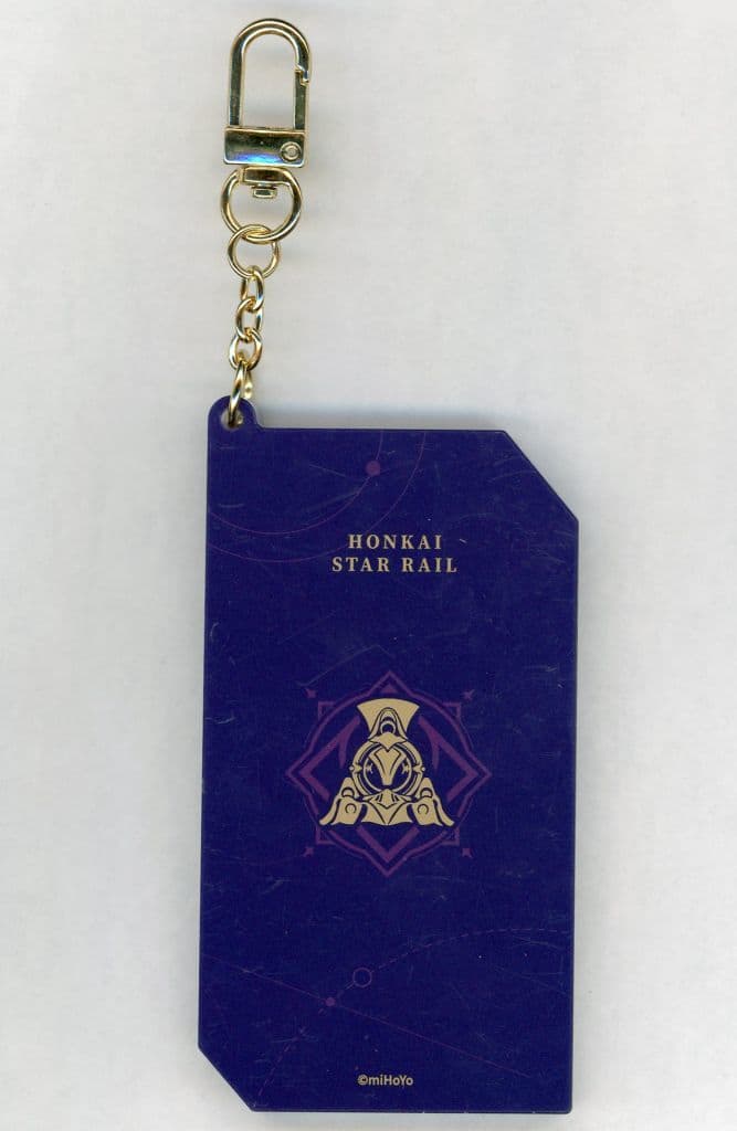 Black Swan Astral Invitation Series Acrylic Liquid Sand Keychain