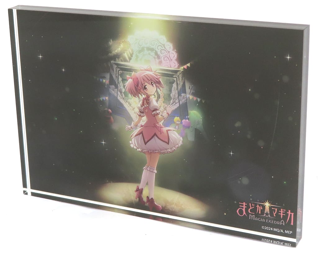 Madoka Kaname Acrylic Block A - Puella Magi Madoka Magica Magia Exedra Magia Day 2024 (Aniplex, 150×Approx. 150 x 100 mm)