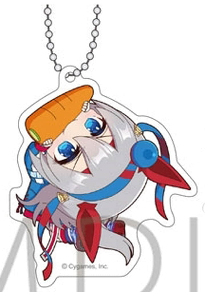 Tamamo Cross Acrylic Keychain - Umamusume Pretty Derby Kapricco Acrylic Keyholder Collection Vol.3 (Movic, ~5.5×6.5 cm, Pre-owned)