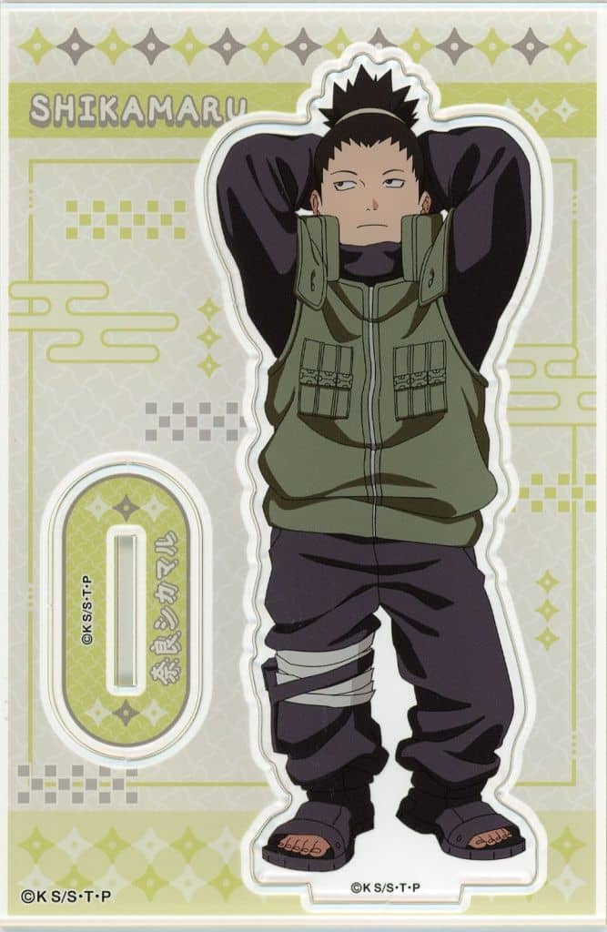 Shikamaru Nara Acrylic Stand - Got Small Ver. Naruto Shippuden (Approx. 155 x 102 x 3 mm) - Pre-owned, XEBEC